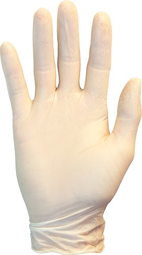GRPR-(SIZE)-1-T Supply Source Safety Zone® Powder Free Natural Latex Gloves